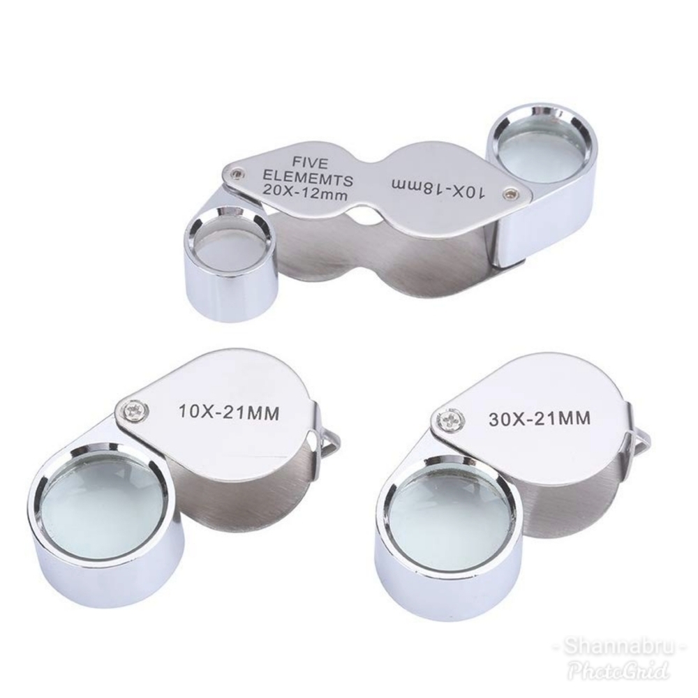 Jewelry loupe set of 3